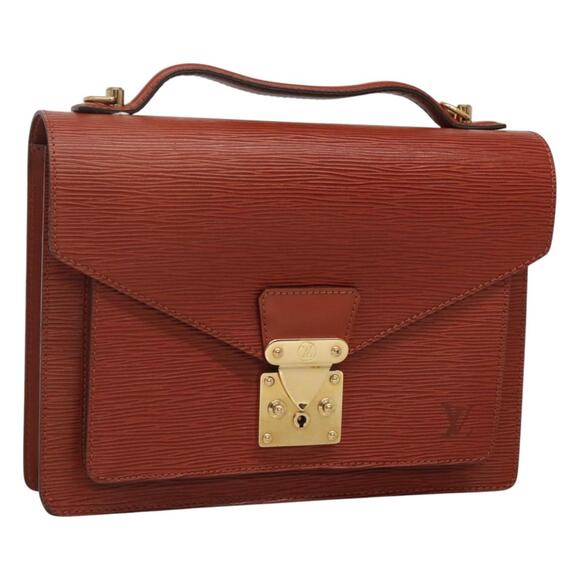 LOUIS VUITTON Epi Monceau 28 Hand Bag Brown M52123 - Picture 1 of 16